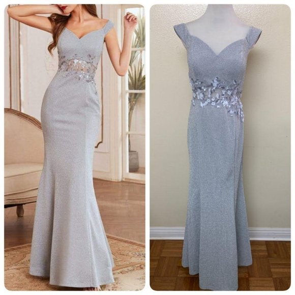 Ever Pretty Dresses & Skirts - Ever Pretty Mermaid Sparkly Sweetheart Formal Gown